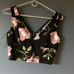 Dynamite Floral crop top-Brand New